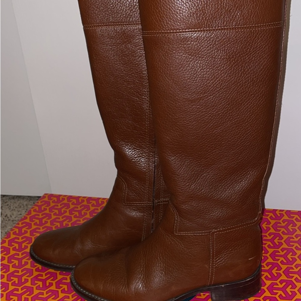 Brown Leather Riding Boots